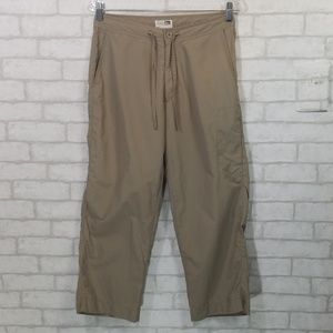 REI UPF 30+ tan capris size 8